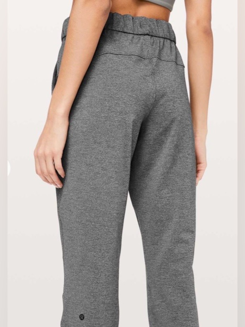 lululemon athletica Gray Relaxed High-Waist Joggers size 8